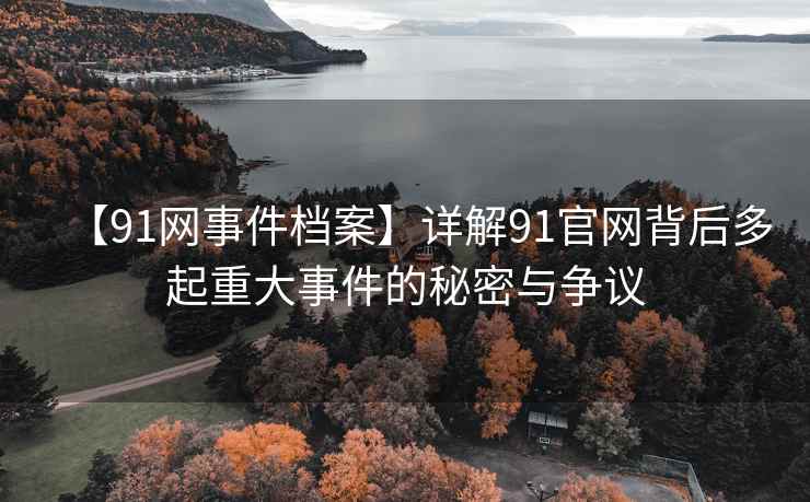 【91网事件档案】详解91官网背后多起重大事件的秘密与争议